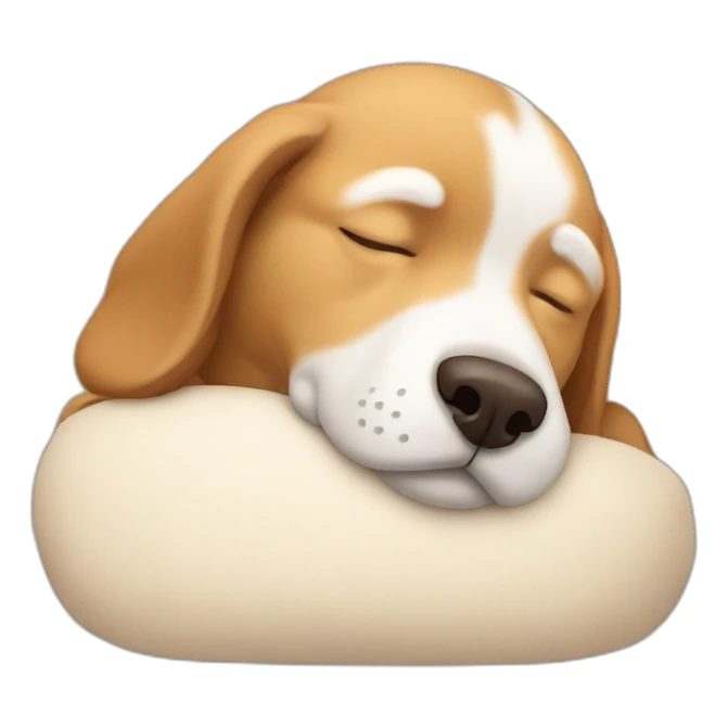 sleeping dog sticker
