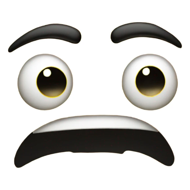 Emoji with black eye sticker