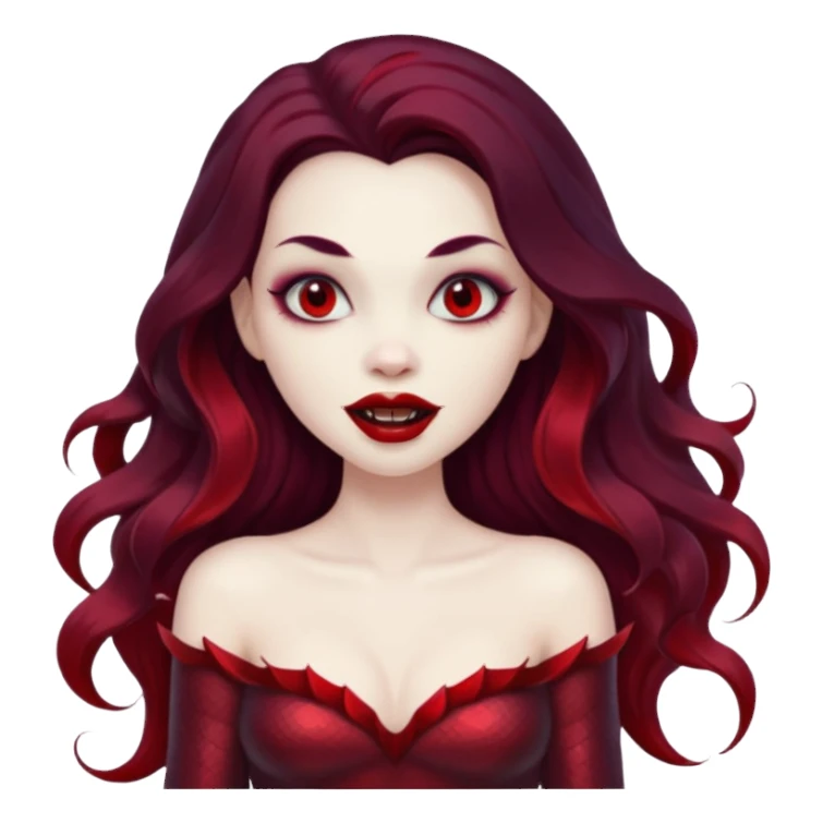 A black mermaid who is also a vampire  sticker