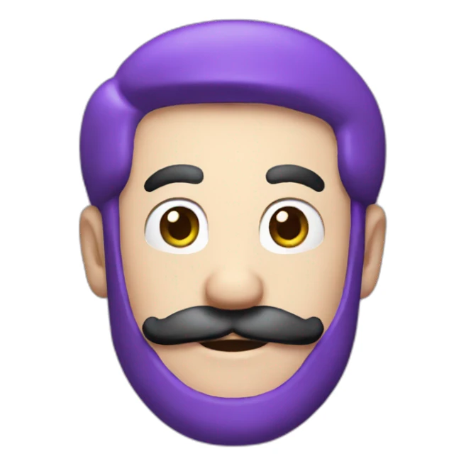 Luigi purple sticker