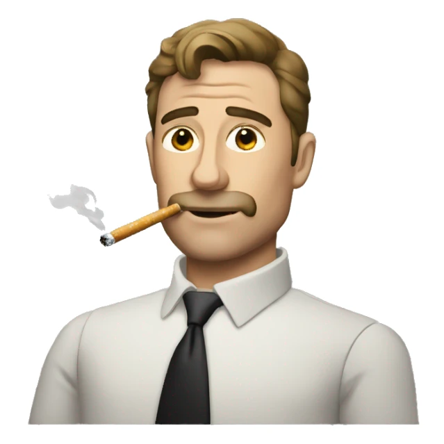 Tomas Shelby with cigarette sticker