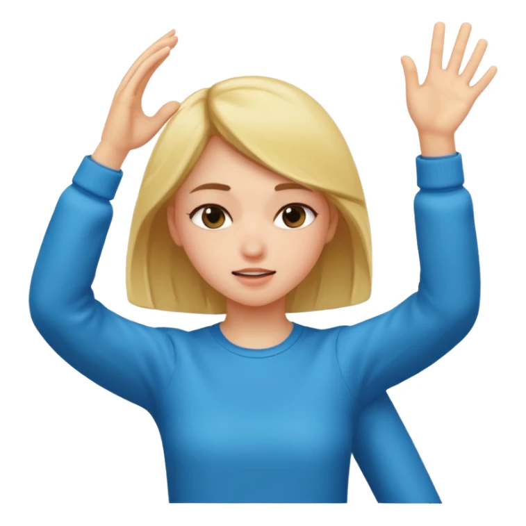 girl that’s doing dab sticker