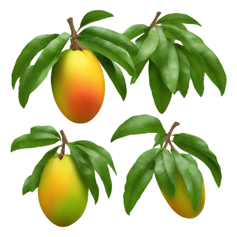 Realistic Mango mango mango  sticker