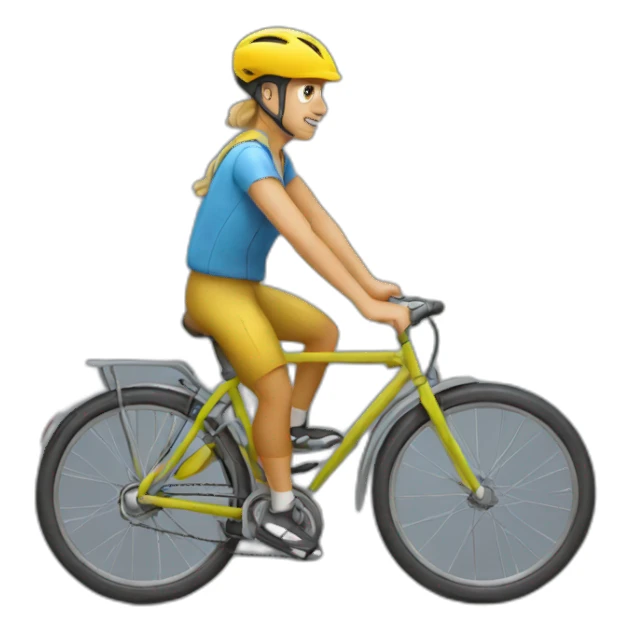 TOTUE SUR VELO sticker