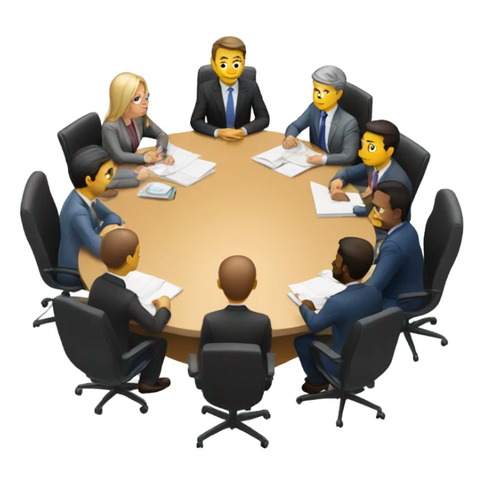 10 people at  ameeting sticker