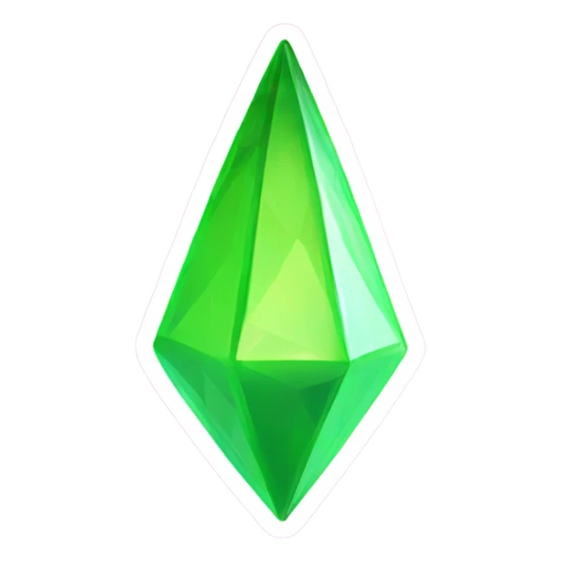 The Sims 4 plumbob pink sticker