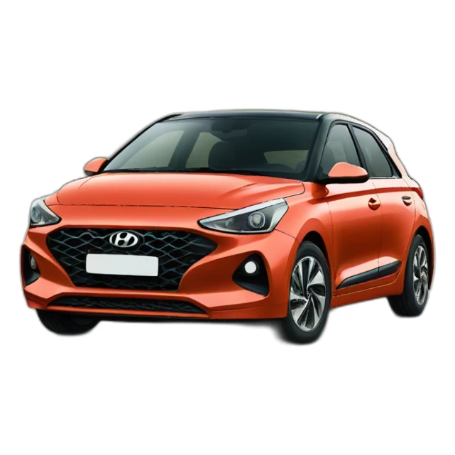 Voiture modèle i20 hyundai sticker
