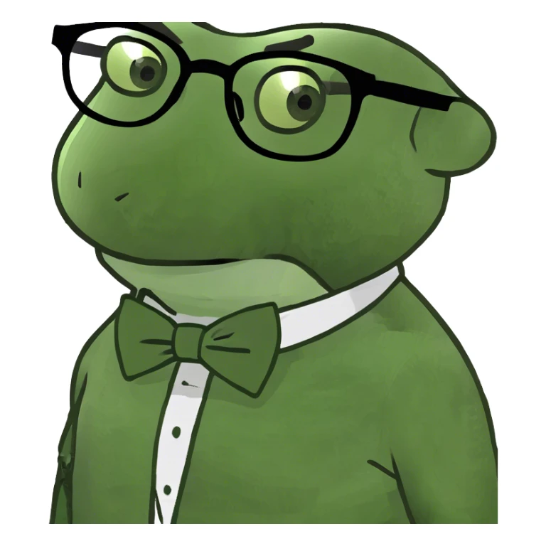 Computer with a face  sticker