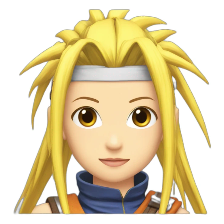 Rikku final fantasy naruto sticker
