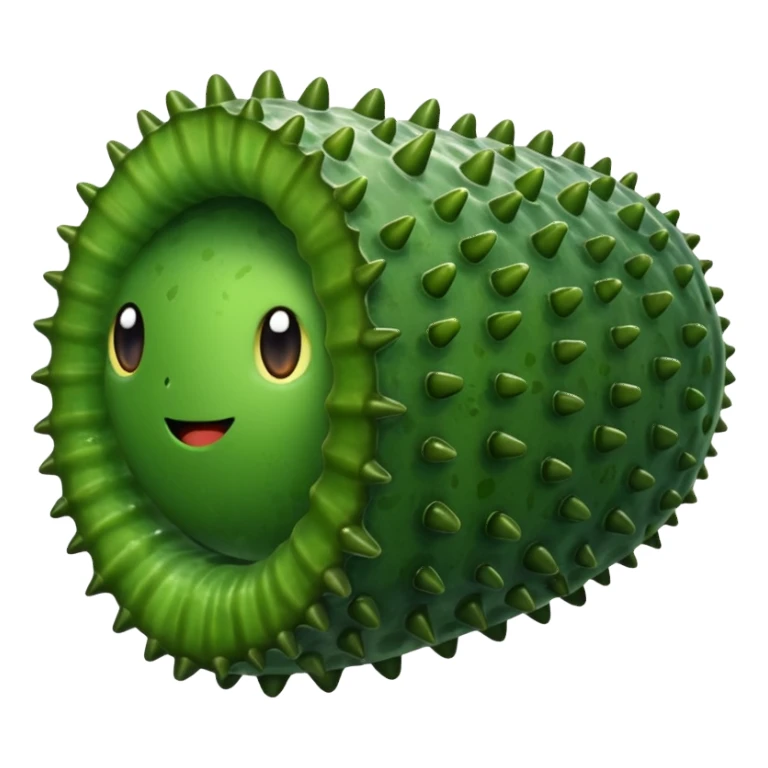 green Sea cucumber sticker