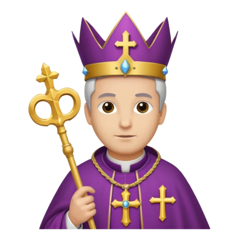 OBISPO DE IGLESIA CON PIEL BLNCA sticker