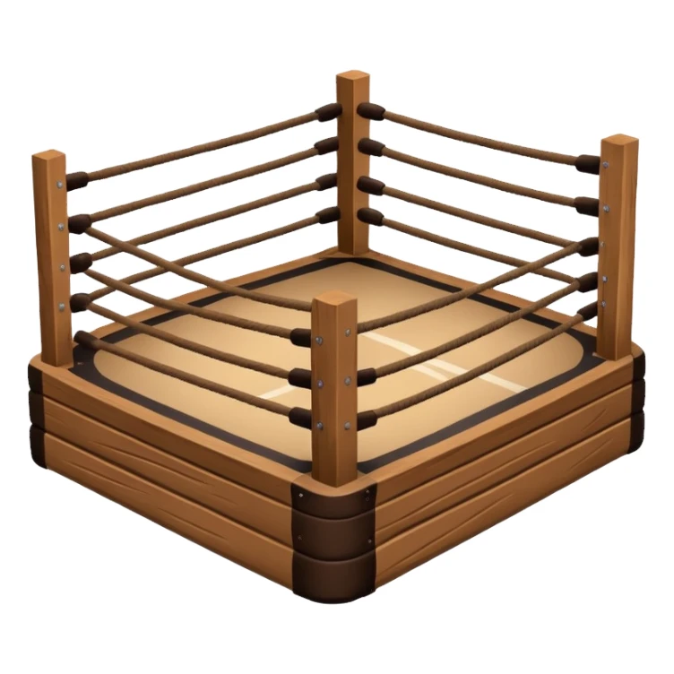 wrestling ring sticker