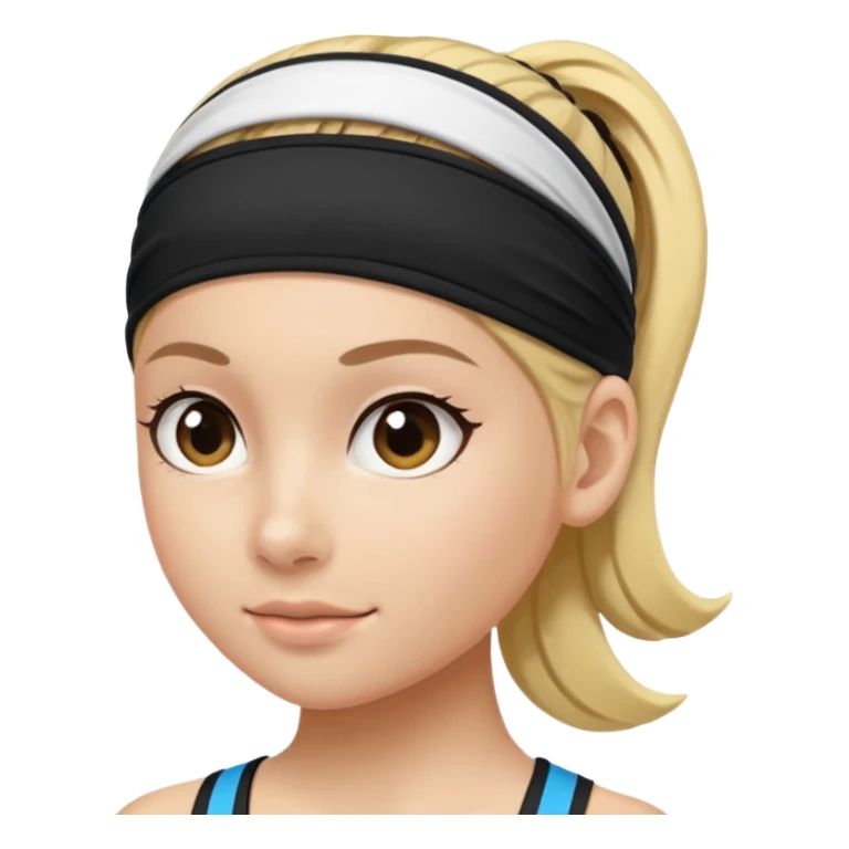 sporty headband sticker