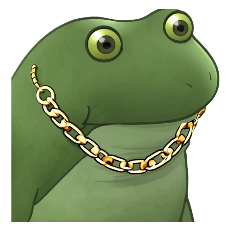 gold based swag rizz sticker