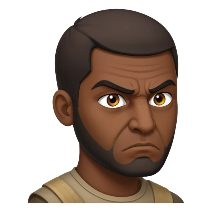 angry Iraqi, in profile sticker