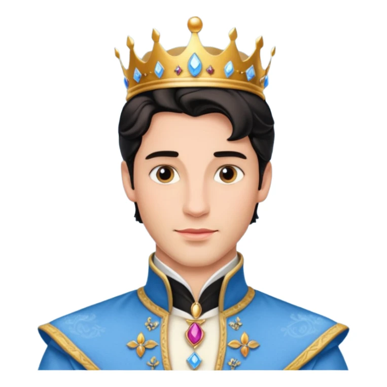 The prince from cinderella sticker
