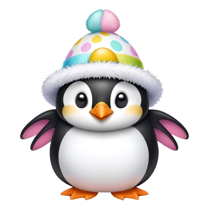 Easter Penguin sticker