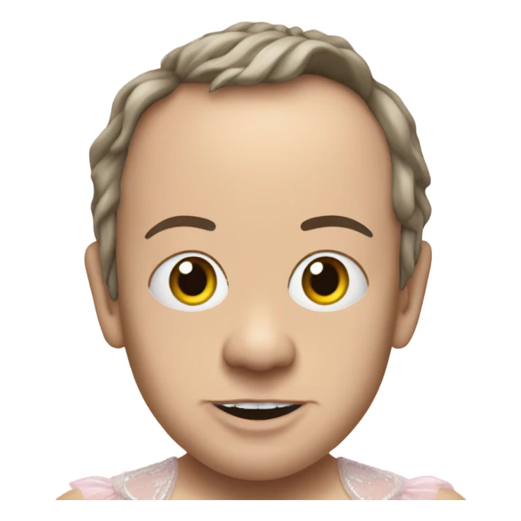 Warwick Davies dressed as a ballerina sticker