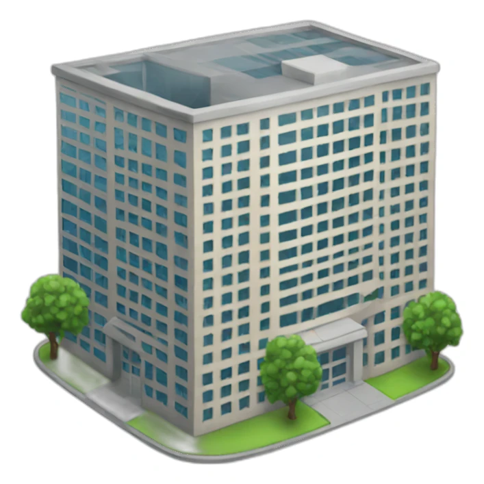 Office building sticker