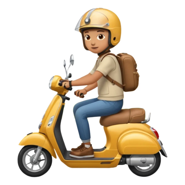Ride on scooter sticker