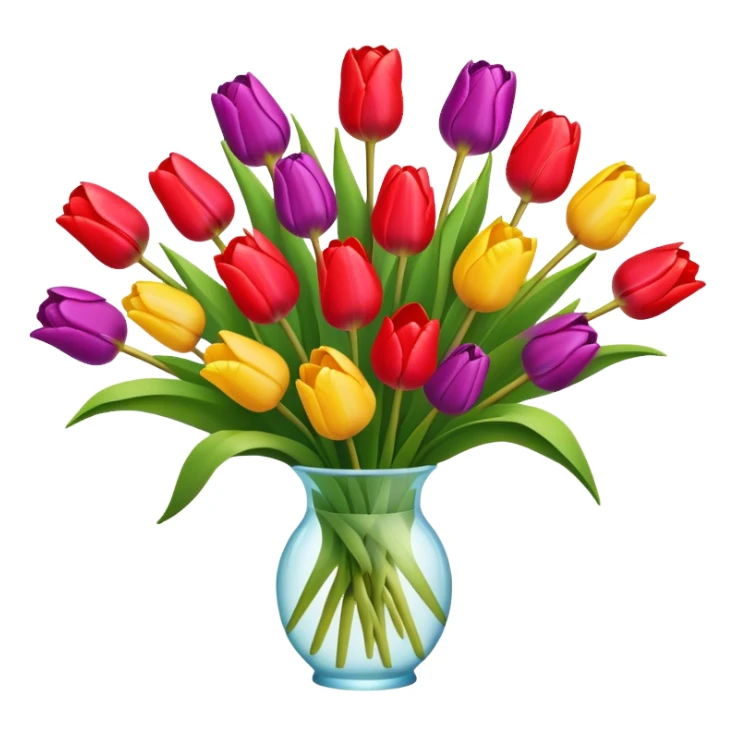 tulip bouquet  sticker
