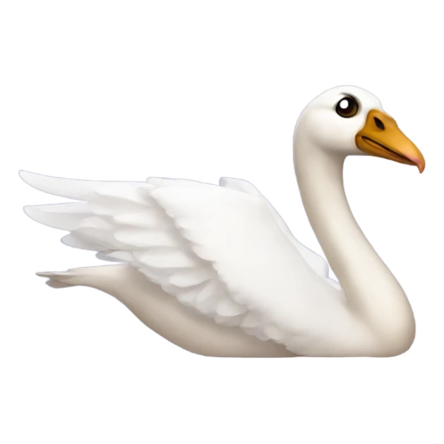  bird swan with doberman sticker