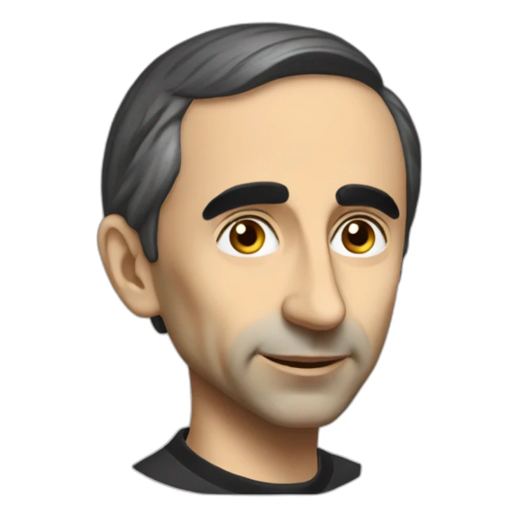 Éric zemmour  noir sticker
