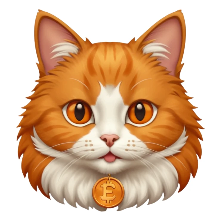 Cat penny sticker