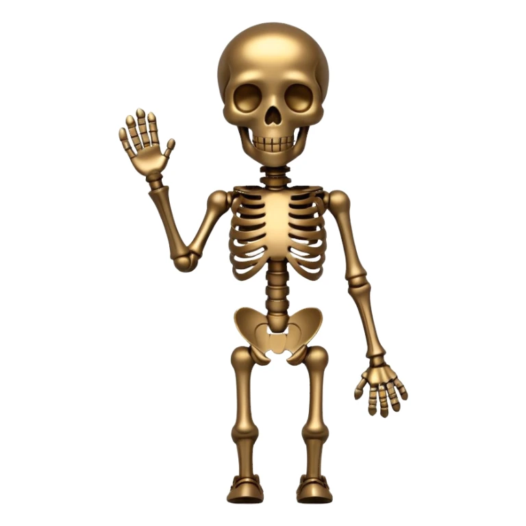 Wind-Up Skeleton sticker