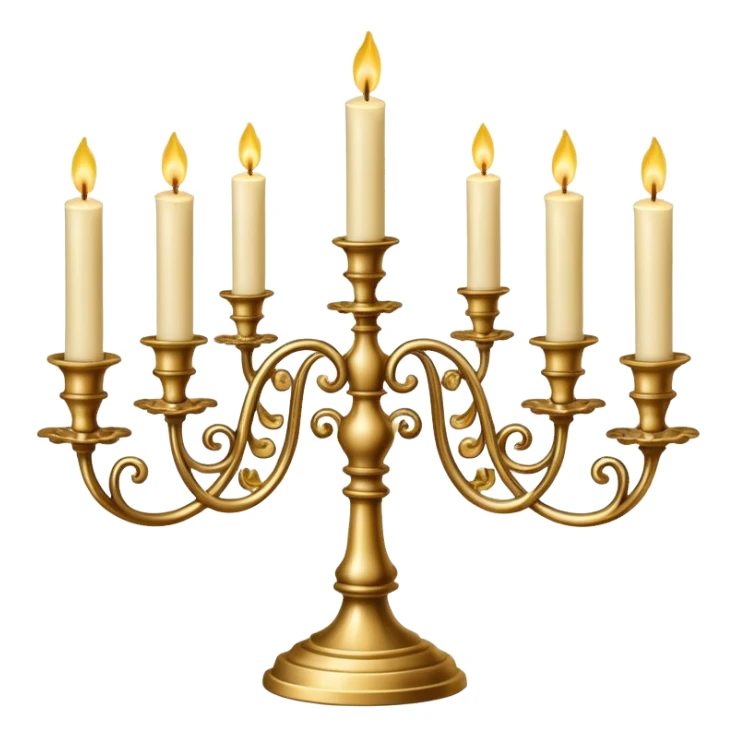 single candelabra with lid candle sticker