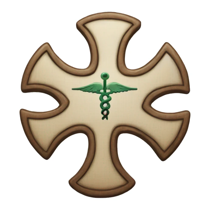 Medical rec cross sticker
