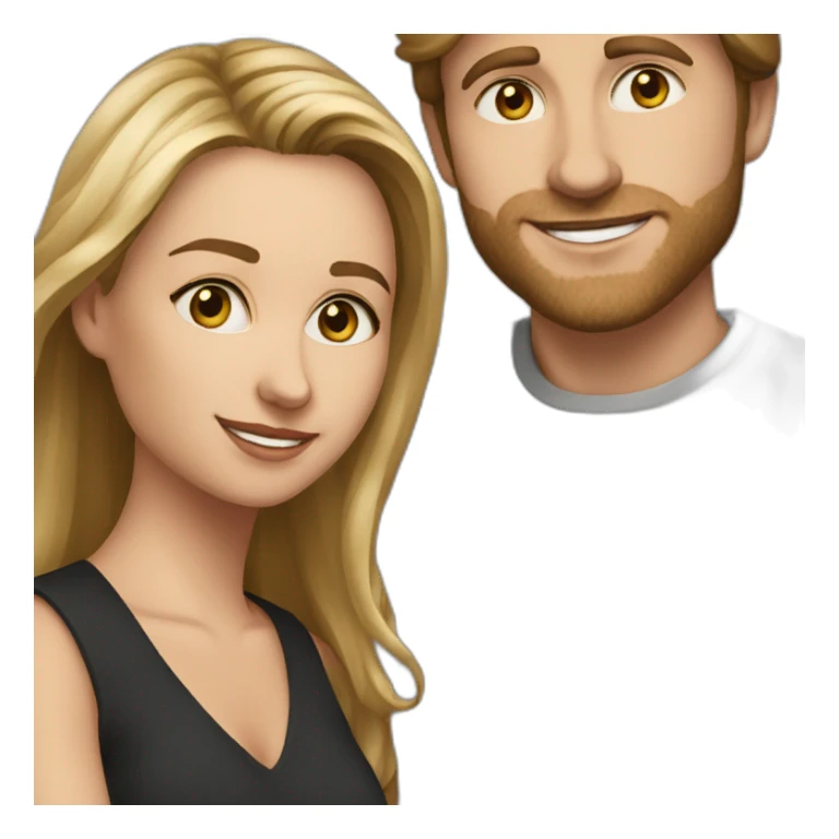 Laura Peterson and Bradley Jackson sticker