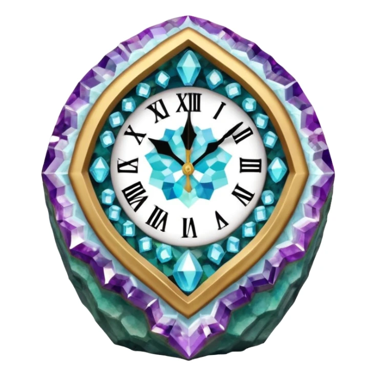 Geode Clock sticker