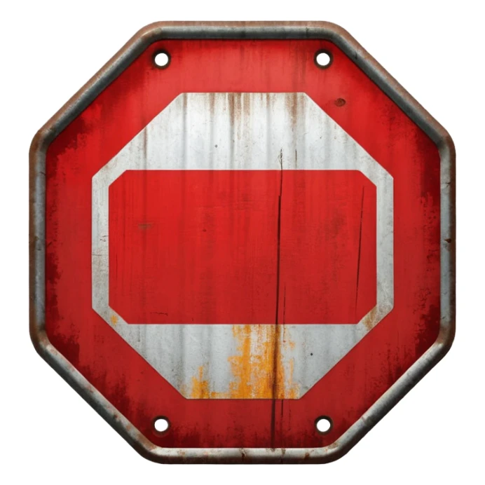 traffic stop sign  sticker