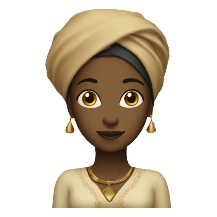 black Moroccans women  sticker