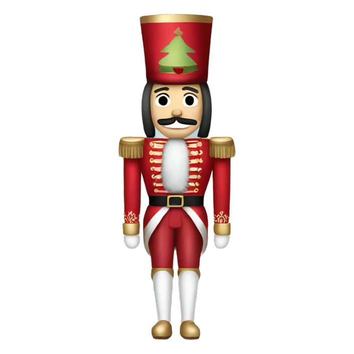 christmas nutcracker full body sticker