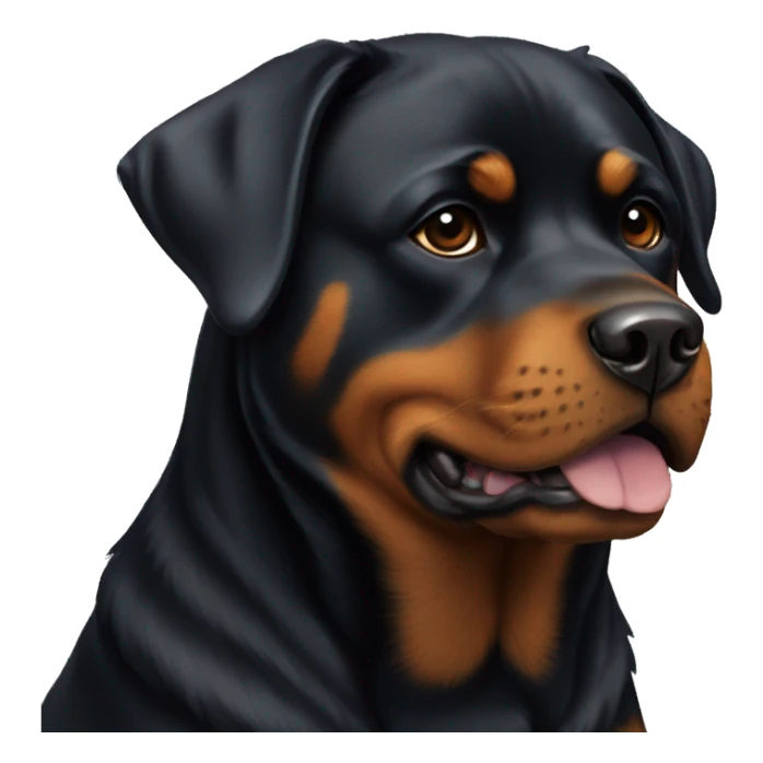 Rottweiler dog sticker