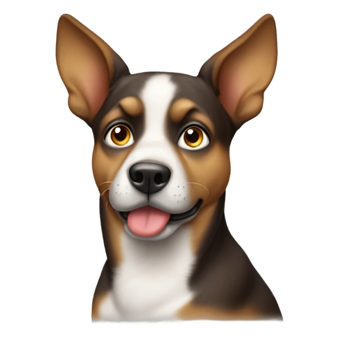 dog side eye sticker