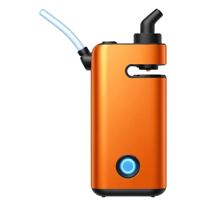 orange vaporizer sticker
