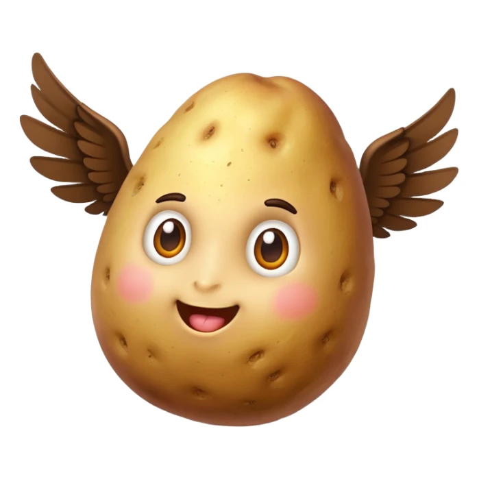 patate volante sticker