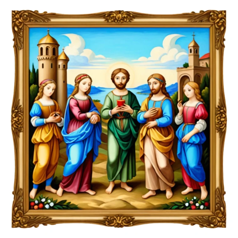 Renaissance painting
 sticker