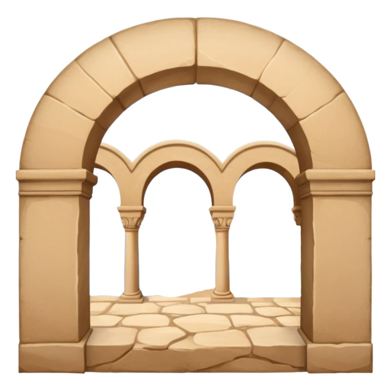 triple arch like santa barbara serial sticker