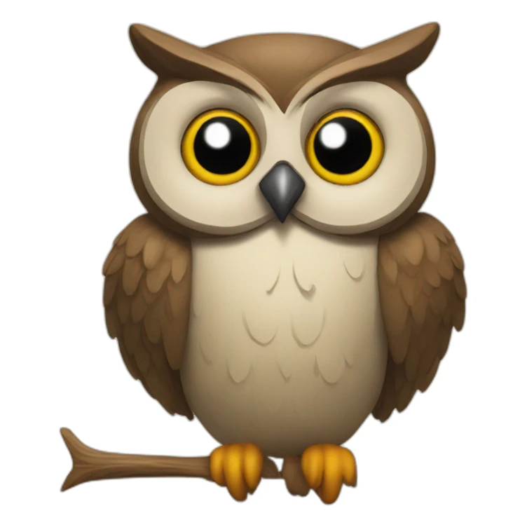 owl-play-poker sticker