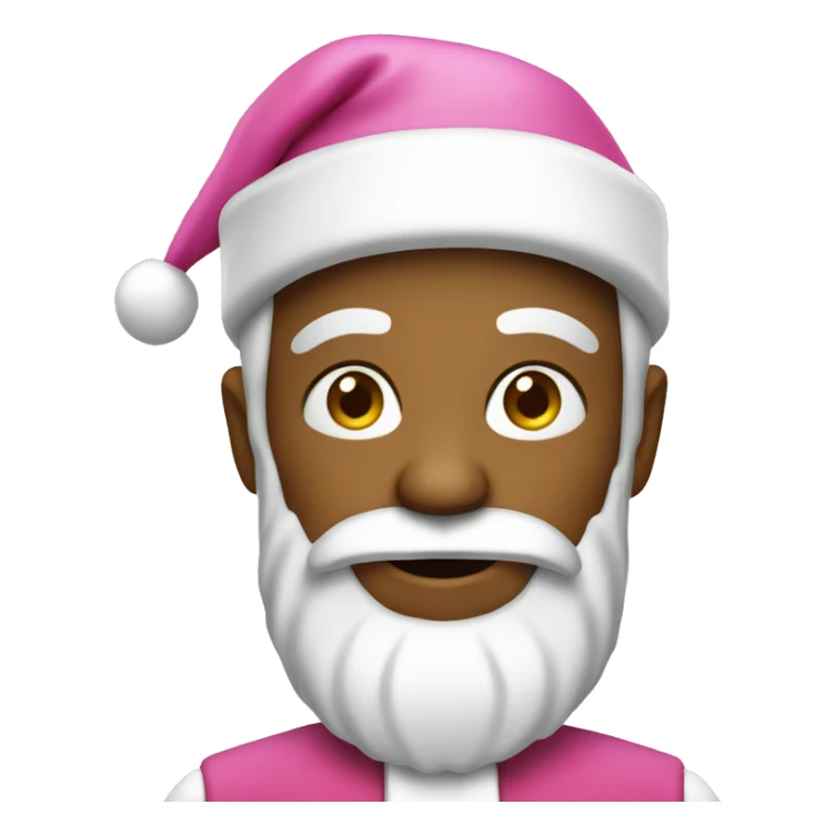 pink Santa Claus  sticker