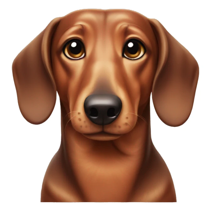 a dachshund dog sticker