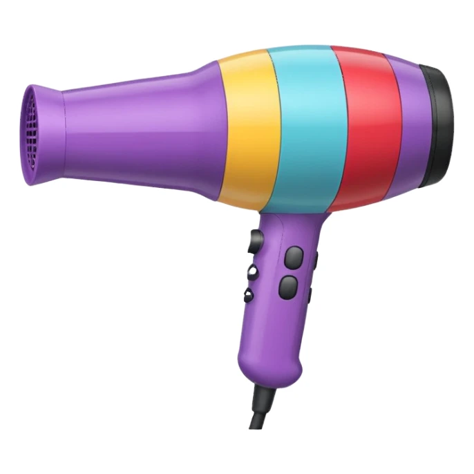 Cute Hair dryer, different designs and pattern sticker