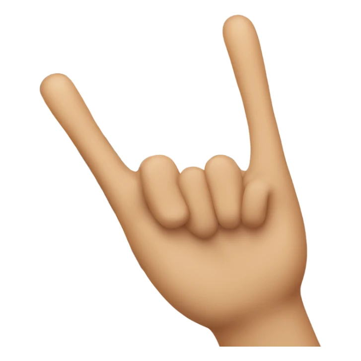 Peace sign smile sticker