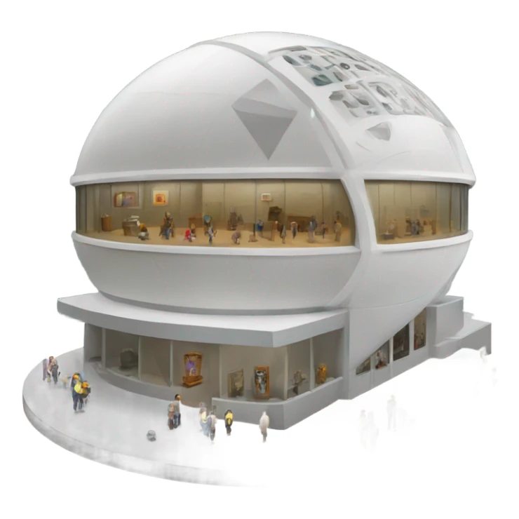 Museum of the future  sticker