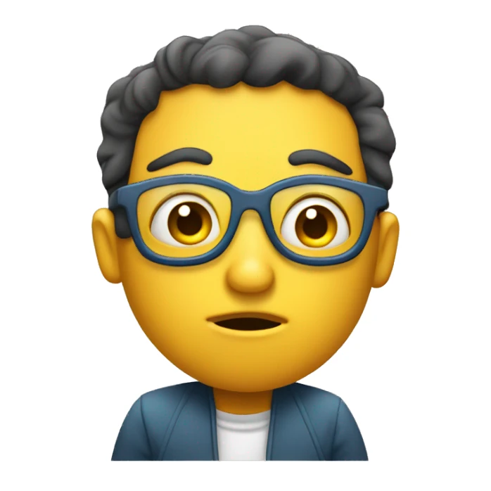 bored demotivated book worm student sticker