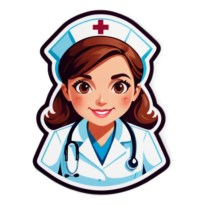 Nurse sticker